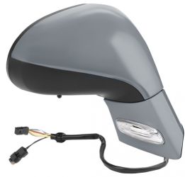 ESPEJO RETROVISOR PEUGEOT 308 2007-2011 ELECTRICO / TERMICO / PILOTO / ABATIBLE ELECTRICAMENTE / SONDA / IMPRIMADO / DERECHO