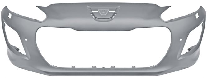 PARACHOQUES PEUGEOT 308 2011-2013 DELANTERO / CON LAVAFAROS / CON SENSOR / IMPRIMADO