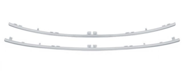MOLDURAS REJILLA PEUGEOT 308 2011-2013 PARACHOQUES DELANTERO / 2 PIEZAS / CROMADA