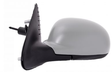 ESPEJO RETROVISOR PEUGEOT 406 1995-1999 MECANICO / IMPRIMADO / IZQUIERDO