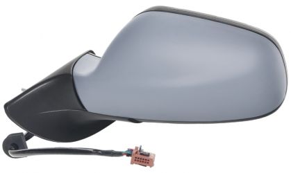 ESPEJO RETROVISOR PEUGEOT 407 2004-2011 ELECTRICO / TERMICO / IMPRIMADO IZQUIERDO
