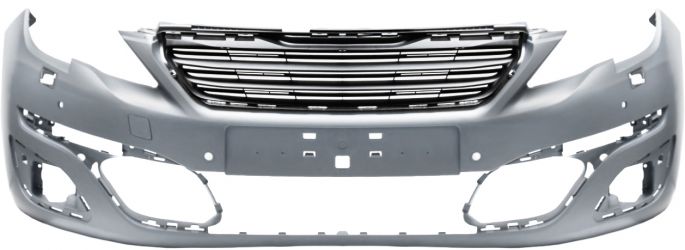 PARACHOQUES PEUGEOT 308 2013-2017 DELANTERO / ACTIVE / CON ANTINIEBLAS / CON LAVAFAROS / CON 4 SENSORES / IMPRIMADO