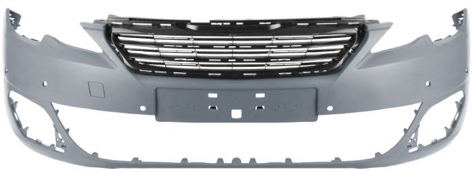 PARACHOQUES PEUGEOT 308 2013-2017 DELANTERO / ALLURE / CON ANTINIEBLAS / CON 6 SENSORES / CON PARK ASSIST / IMPRIMADO