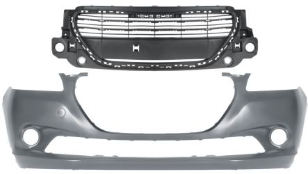 PARACHOQUES PEUGEOT 301 2012-2017 DELANTERO / CON REJILLA / IMPRIMADO