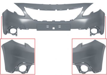 PARACHOQUES PEUGEOT 2008 2016-2019 DELANTERO / SUPERIOR / SIN AGUJEROS MOLDURA / IMPRIMADO