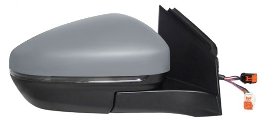 ESPEJO RETROVISOR PEUGEOT 3008 2017-2021 ELECTRICO / TERMICO / PILOTO / ABATIBLE ELECTRICAMENTE / LUZ CORTESIA PROYECTOR / MEMORIA / LANE ASSIST / SONDA / IMPRIMADO / DERECHO