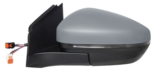 ESPEJO RETROVISOR PEUGEOT 3008 2017-2021 ELECTRICO / TERMICO / PILOTO / ABATIBLE ELECTRICAMENTE / LUZ CORTESIA PROYECTOR / MEMORIA / LANE ASSIST / IMPRIMADO / IZQUIERDO