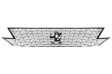 REJILLA PEUGEOT 5008 2021-2024 FRENTE / CON DETALLES CROMADOS