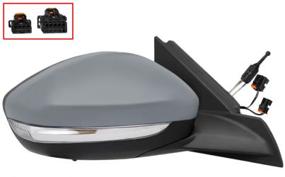 ESPEJO RETROVISOR OPEL CORSA F 2019-> MECANICO / PILOTO / SONDA / IMPRIMADO / DERECHO