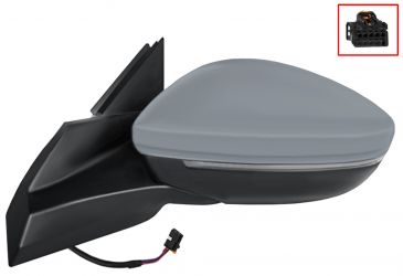 ESPEJO RETROVISOR PEUGEOT 2008 2019-> ELECTRICO / TERMICO / PILOTO / IMPRIMADO / IZQUIERDO