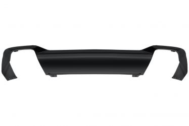 SPOILER PEUGEOT 2008 2019-> PARACHOQUES TRASERO / ESCAPE DOBLE / NEGRO BRILLANTE