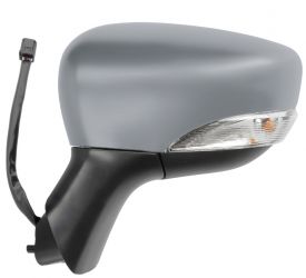 ESPEJO RETROVISOR RENAULT CLIO 2013-2016 ELECTRICO / TERMICO / PILOTO / IMPRIMADO / IZQUIERDO