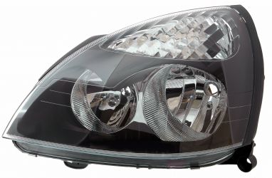 FARO RENAULT CLIO CAMPUS 2006-2009 BASE NEGRA / IZQUIERDO