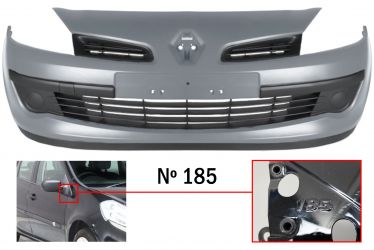 PARACHOQUES RENAULT CLIO 2005-2009 DELANTERO / MODELO 185 / INTEGRAL / IMPRIMADO