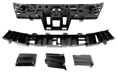 KIT SOPORTES PARACHOQUES RENAULT CLIO 2009-2012 DELANTERO / 5 PIEZAS