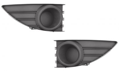 REJILLAS RENAULT FLUENCE 2009-2013 PARACHOQUES DELANTERO / SIN ANTINIEBLAS / KIT / IZQUIERDO+DERECHO