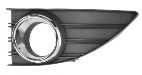 REJILLA RENAULT FLUENCE 2009-2013 PARACHOQUES DELANTERO / CON ANTINIEBLAS / CROMADO / IZQUIERDA