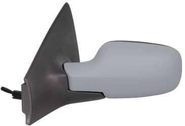 ESPEJO RETROVISOR RENAULT MEGANE 2002-2006 MECANICO / IMPRIMADO / IZQUIERDO
