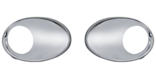 CERQUILLOS ANTINIEBLA RENAULT MEGANE 2012-2014 PARACHOQUES DELANTERO / CROMADOS / KIT / IZQUIERDO+DERECHO