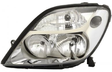 FARO RENAULT SCENIC 1999-2002 BASE CROMADA / IZQUIERDO