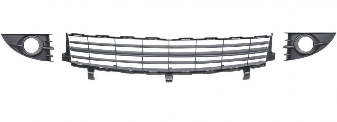 REJILLAS RENAULT SCENIC 2006-2009 PARACHOQUES DELANTERO / KIT / EMBELLECEDOR NEGRO