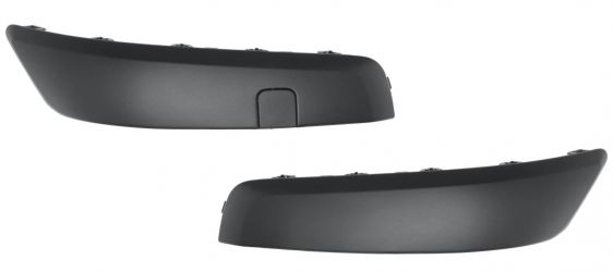 MOLDURAS RENAULT SCENIC 2006-2009 PARACHOQUES DELANTERO / NEGRAS / KIT / IZQUIERDA+DERECHA