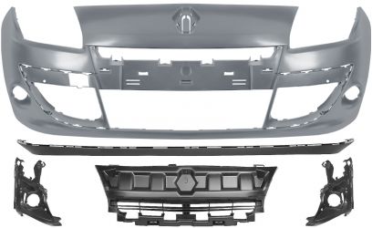 PARACHOQUES RENAULT SCENIC 2009-2012 DELANTERO / CON SOPORTES / IMPRIMADO