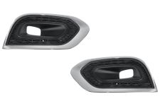 REJILLAS RENAULT KADJAR 2019-2023 PARACHOQUES DELANTERO / CON ANTINIEBLAS / CON MOLDURA CROMADA / KIT / IZQUIERDA+DERECHA