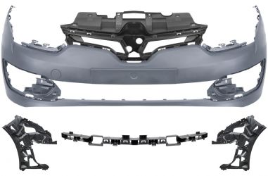 PARACHOQUES RENAULT MEGANE 2014-2016 DELANTERO / 3/5 PUERTAS / CON SOPORTES / IMPRIMADO