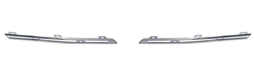 MOLDURAS REJILLA RENAULT MEGANE 2016-2020 FRENTE / 2 PIEZAS / CROMADA