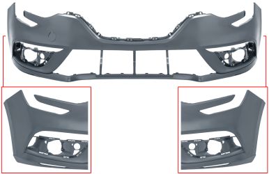 PARACHOQUES RENAULT MEGANE 2016-2020 DELANTERO / IMPRIMADO