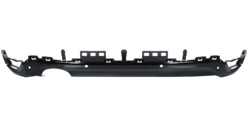 SPOILER RENAULT MEGANE 2016-2020 PARACHOQUES TRASERO / 5 PUERTAS / CON SENSOR / CON AGUJERO ESCAPE / NEGRO BRILLANTE