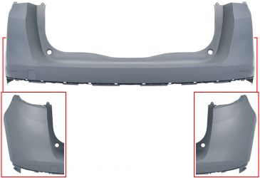 PARACHOQUES RENAULT SCENIC 2016-2020 TRASERO / IMPRIMADO