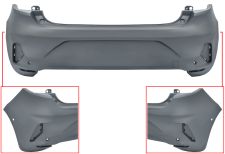 PARACHOQUES MITSUBISHI COLT 2023-> TRASERO / CON 4 SENSOR / CON PARK ASSIST / IMPRIMADO