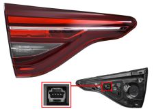 PILOTO TRASERO MITSUBISHI COLT 2023-> INTERIOR / CONECTOR 2 PINS / IZQUIERDO