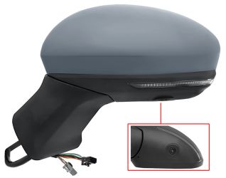 ESPEJO RETROVISOR MITSUBISHI ASX 2023-> ELECTRICO / TERMICO / PILOTO / ABATIBLE ELECTRICAMENTE / LANE ASSIST / CON CAMARA / IMPRIMADO / IZQUIERDO