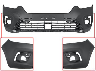 PARACHOQUES RENAULT KANGOO 2021-> DELANTERO / CON ANTINIEBLAS / CON SENSOR / CON PARK ASSIST