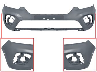 PARACHOQUES RENAULT KANGOO 2021-> DELANTERO / MODELO MULTISPACE / CON SENSOR / CON PARK ASSIST / IMPRIMADO