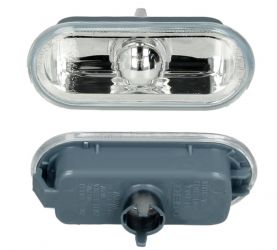 PILOTO LATERAL VOLKSWAGEN CADDY 2004-2010 TRANSPARENTE / BLANCO / REVERSIBLE