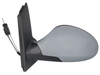 ESPEJO RETROVISOR SEAT TOLEDO 2004-2009 MECANICO / IMPRIMADO / IZQUIERDO