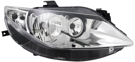 FARO SEAT IBIZA 2008-2012 OPTICA DOBLE / BASE CROMADA / DERECHO