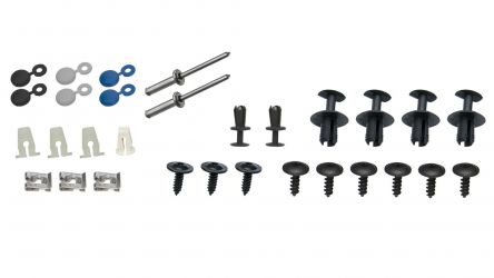 JUEGO FIJACIONES PARAGOLPES SEAT IBIZA 2012-2017 DELANTERO / BASICO