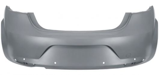 PARACHOQUES SEAT LEON 2005-2009 TRASERO / CON SENSOR / IMPRIMADO