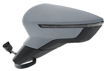 ESPEJO RETROVISOR SEAT ARONA 2017-2021 ELECTRICO / TERMICO / PILOTO / ABATIBLE ELECTRICAMENTE / IMPRIMADO / IZQUIERDO