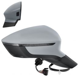 ESPEJO RETROVISOR SEAT ATECA 2020-> ELECTRICO / TERMICO / PILOTO / LUZ CORTESIA / ABATIBLE ELECTRICAMENTE / LANE ASSIST / MEMORIA / IMPRIMADO / DERECHO