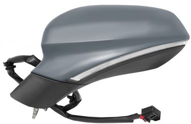 ESPEJO RETROVISOR SEAT LEON 2020-> ELECTRICO / TERMICO / PILOTO / LUZ CORTESIA / ABATIBLE ELECTRICAMENTE / MEMORIA / IMPRIMADO / IZQUIERDO