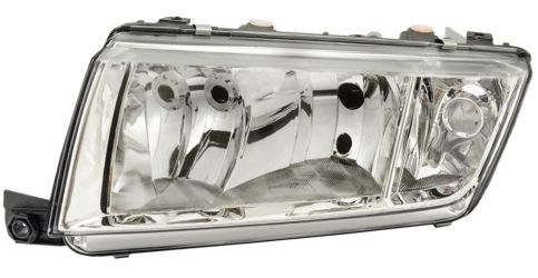 FARO SKODA FABIA 2004-2007 BASE CROMADA / IZQUIERDO