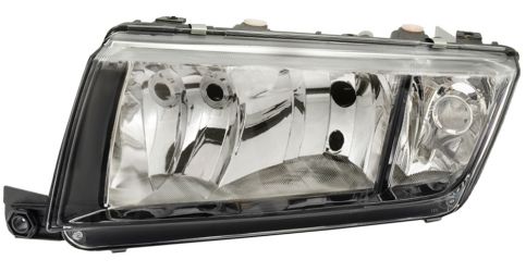 FARO SKODA FABIA 2004-2007 BASE NEGRA / MODELO JUNIOR / IZQUIERDO