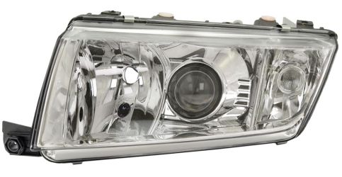 FARO SKODA FABIA 2004-2007 BASE CROMADA / XENON / IZQUIERDO
