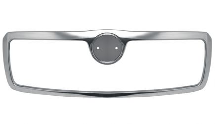 MARCO REJILLA SKODA FABIA 2004-2007 FRENTE / EXTERNO / CROMADO